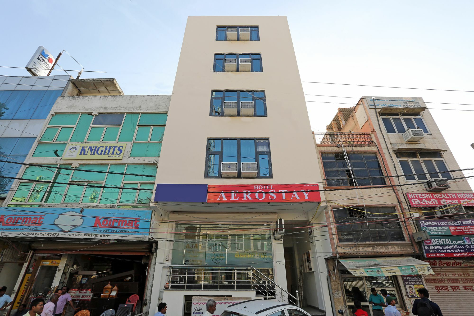Hotel Aero Stay New Delhi Exterior foto